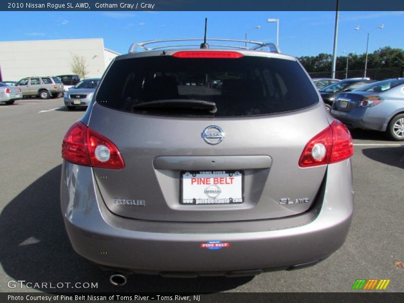 Gotham Gray / Gray 2010 Nissan Rogue SL AWD