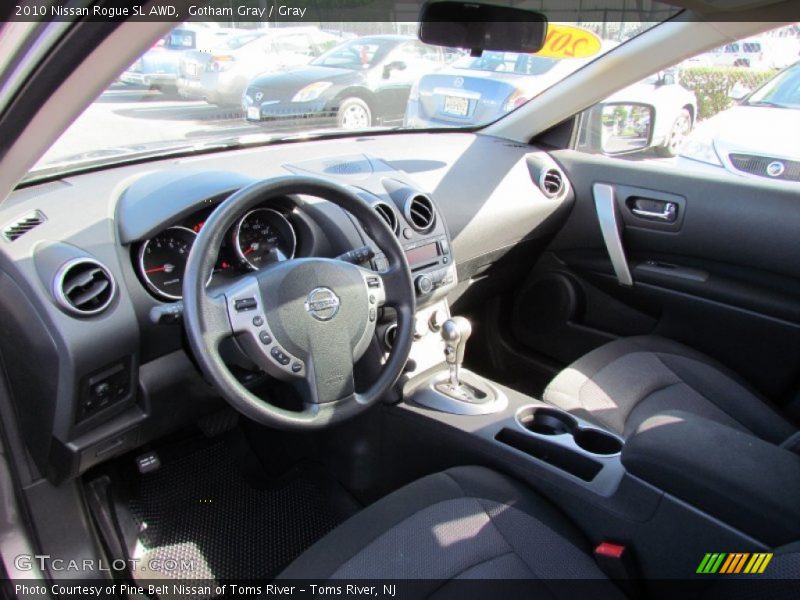 Gotham Gray / Gray 2010 Nissan Rogue SL AWD