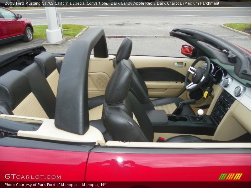 Dark Candy Apple Red / Dark Charcoal/Medium Parchment 2008 Ford Mustang GT/CS California Special Convertible