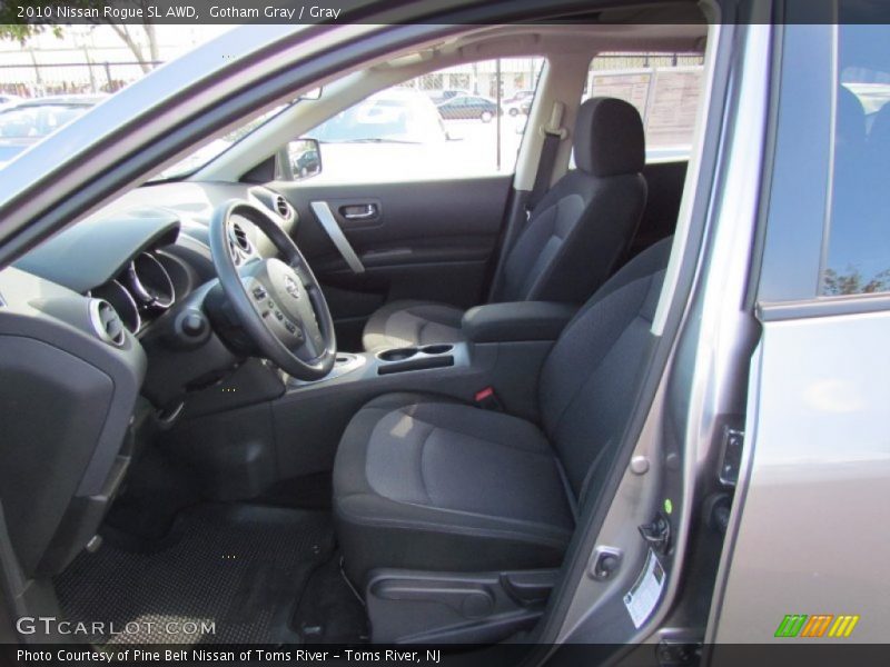 Gotham Gray / Gray 2010 Nissan Rogue SL AWD