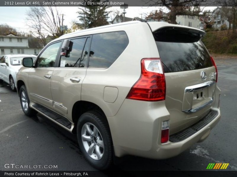 Satin Cashmere Metallic / Ecru/Auburn Bubinga 2012 Lexus GX 460