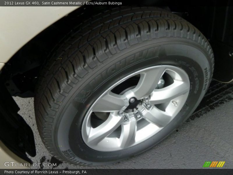 Satin Cashmere Metallic / Ecru/Auburn Bubinga 2012 Lexus GX 460