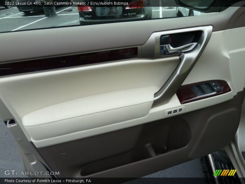 Satin Cashmere Metallic / Ecru/Auburn Bubinga 2012 Lexus GX 460