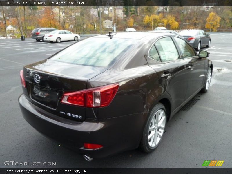 Fire Agate Pearl / Ecru 2012 Lexus IS 250 AWD
