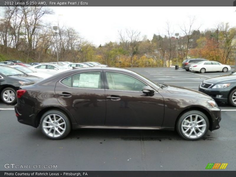 Fire Agate Pearl / Ecru 2012 Lexus IS 250 AWD