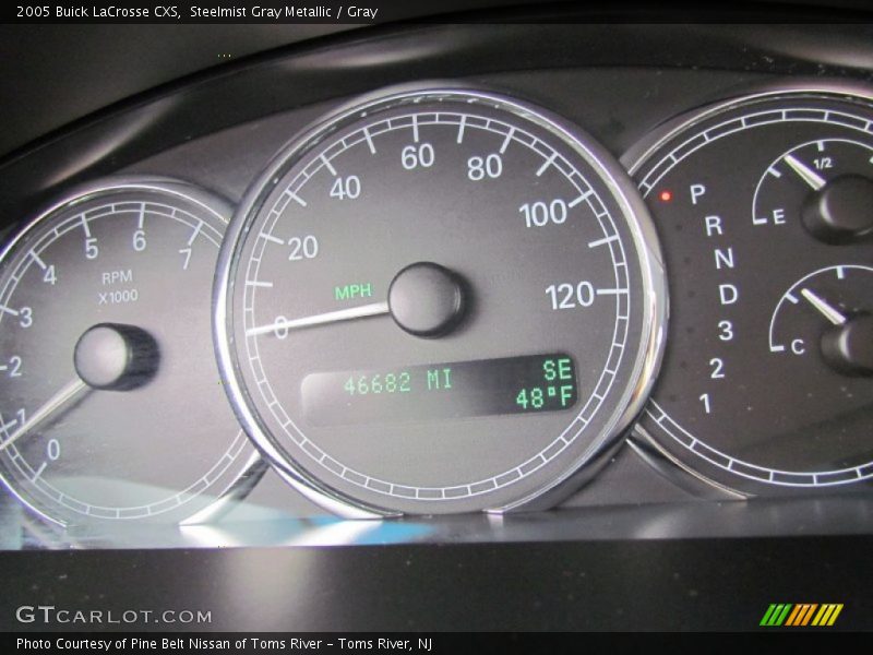 Steelmist Gray Metallic / Gray 2005 Buick LaCrosse CXS