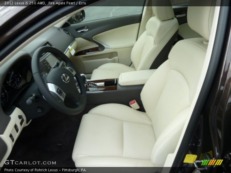 Fire Agate Pearl / Ecru 2012 Lexus IS 250 AWD