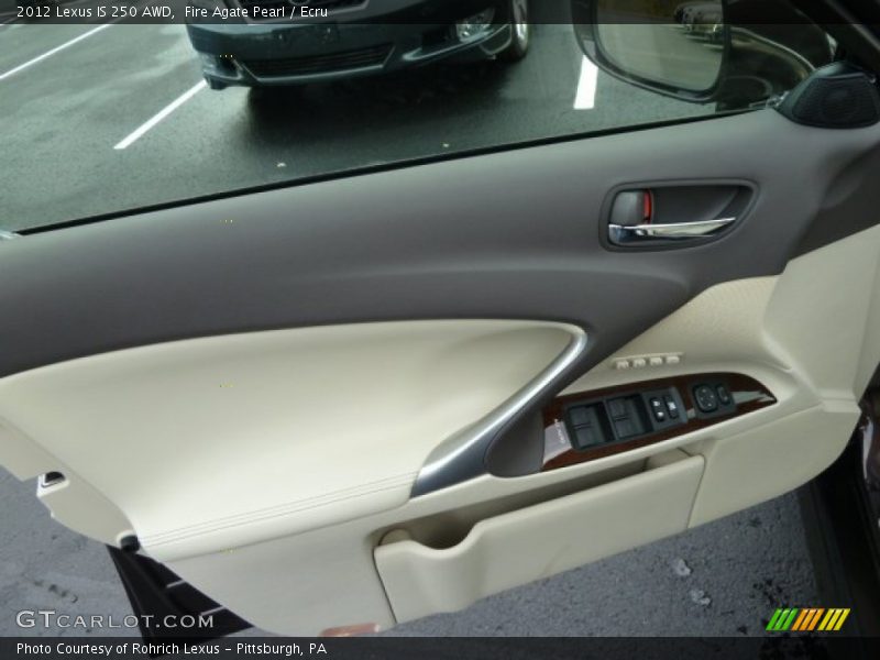 Fire Agate Pearl / Ecru 2012 Lexus IS 250 AWD