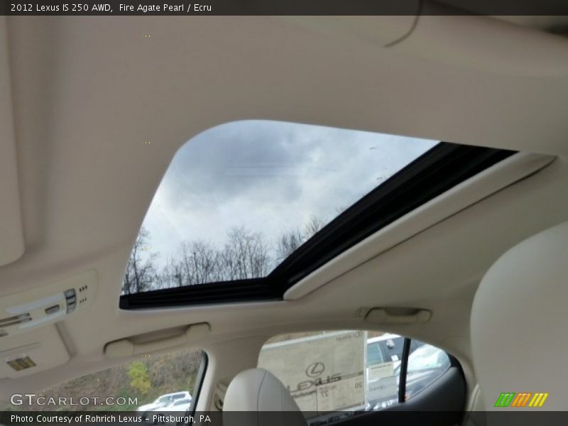 Fire Agate Pearl / Ecru 2012 Lexus IS 250 AWD