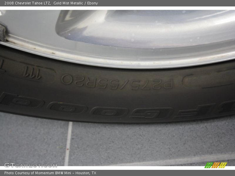 Gold Mist Metallic / Ebony 2008 Chevrolet Tahoe LTZ