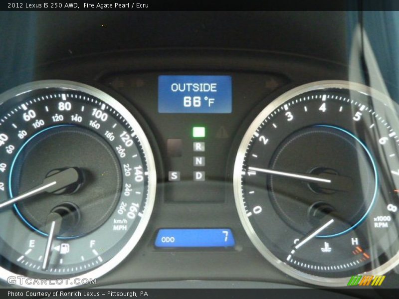 Fire Agate Pearl / Ecru 2012 Lexus IS 250 AWD