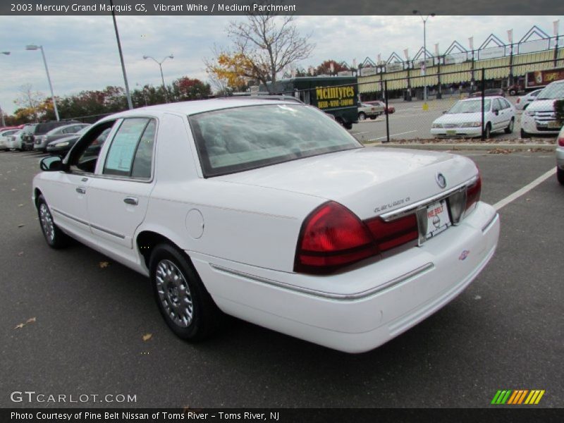 Vibrant White / Medium Parchment 2003 Mercury Grand Marquis GS