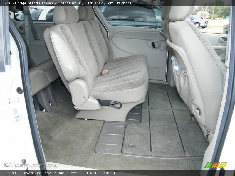 Stone White / Dark Khaki/Light Graystone 2006 Dodge Grand Caravan SE