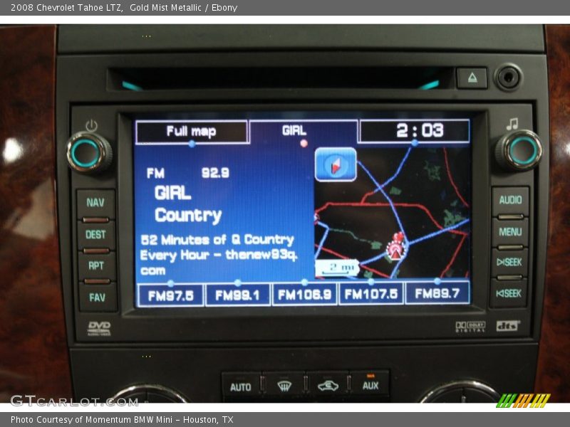 Gold Mist Metallic / Ebony 2008 Chevrolet Tahoe LTZ