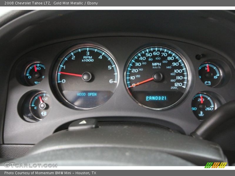Gold Mist Metallic / Ebony 2008 Chevrolet Tahoe LTZ