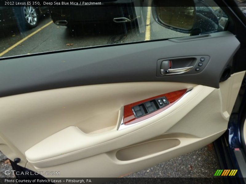 Deep Sea Blue Mica / Parchment 2012 Lexus ES 350