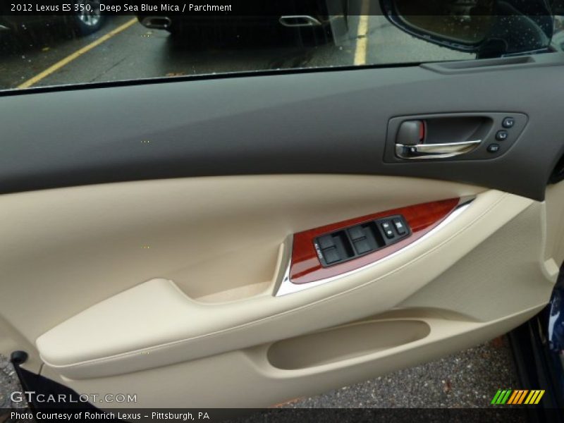 Deep Sea Blue Mica / Parchment 2012 Lexus ES 350