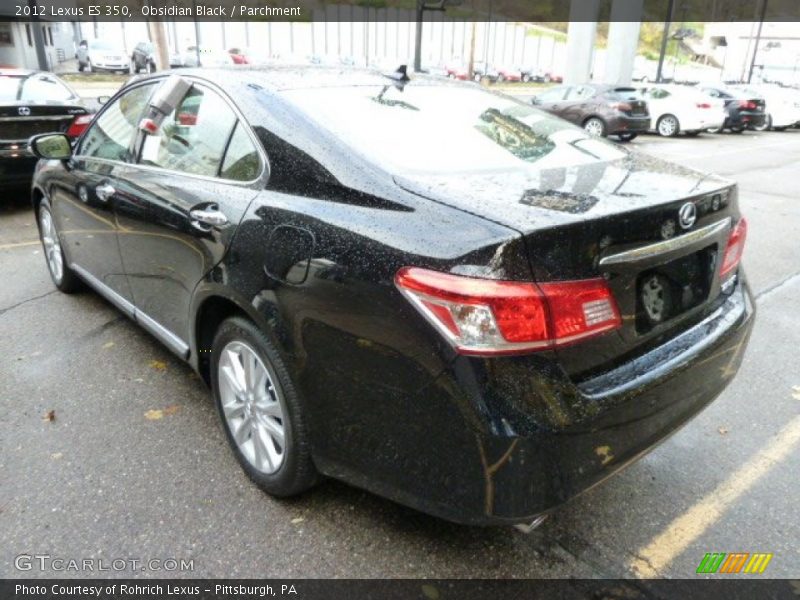  2012 ES 350 Obsidian Black