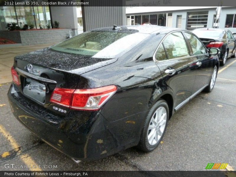 Obsidian Black / Parchment 2012 Lexus ES 350