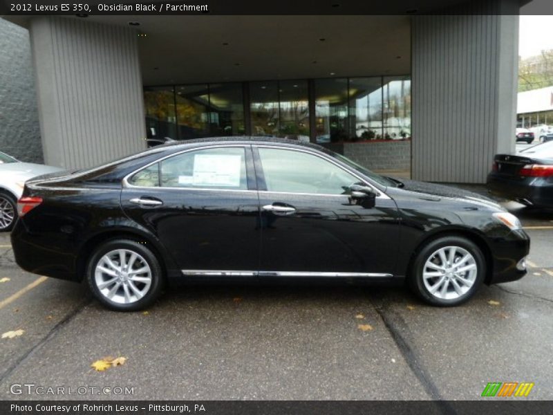 Obsidian Black / Parchment 2012 Lexus ES 350