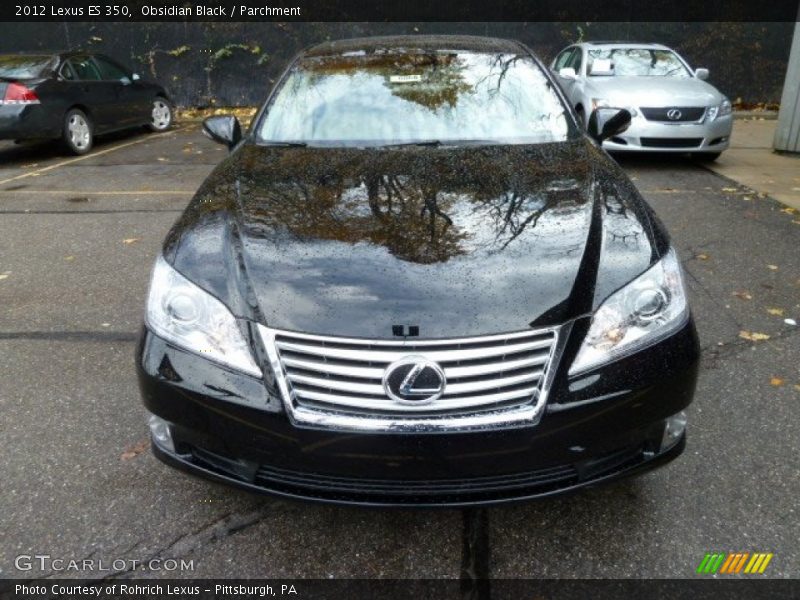 Obsidian Black / Parchment 2012 Lexus ES 350