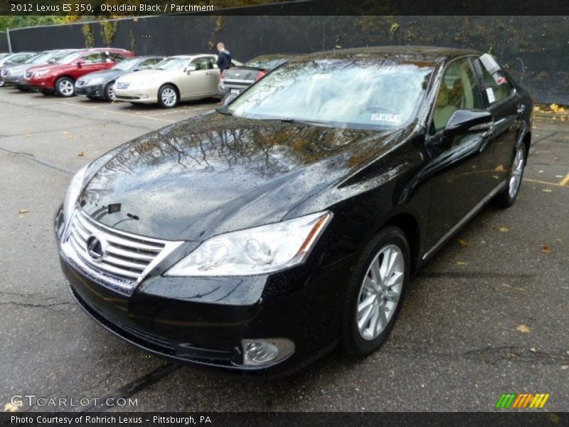 Obsidian Black / Parchment 2012 Lexus ES 350