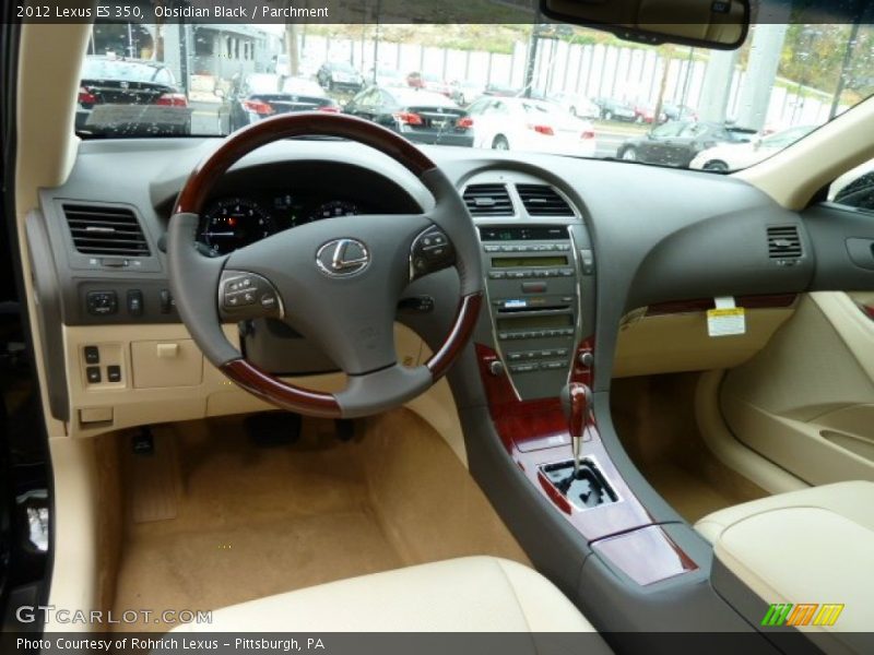 Dashboard of 2012 ES 350