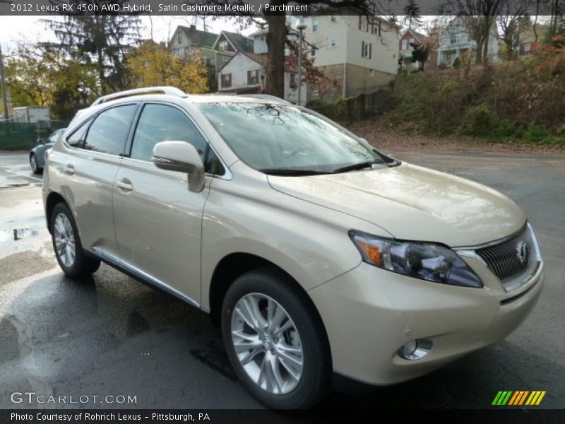 Front 3/4 View of 2012 RX 450h AWD Hybrid