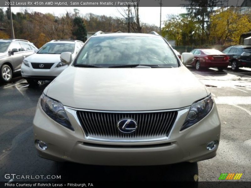 Satin Cashmere Metallic / Parchment 2012 Lexus RX 450h AWD Hybrid