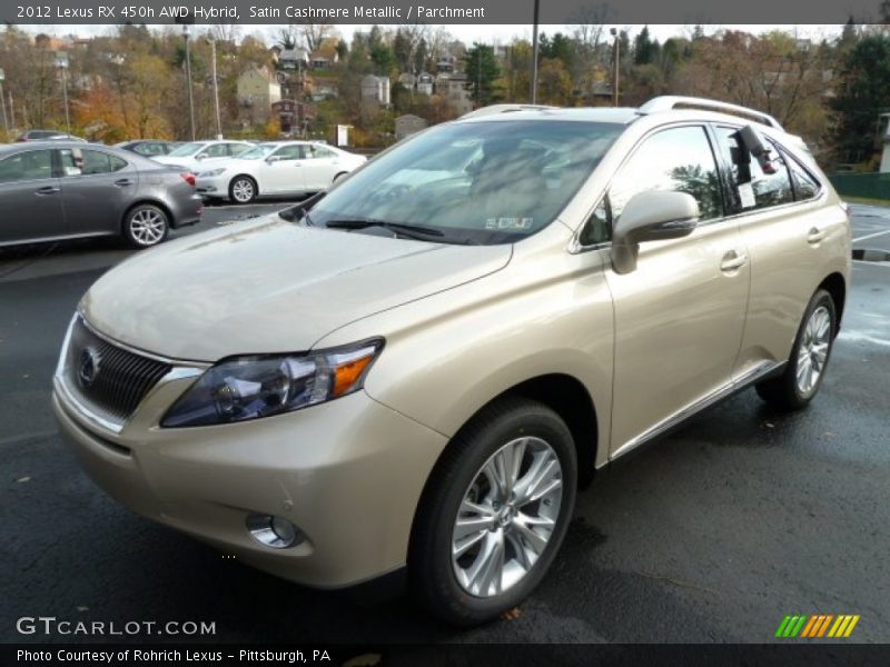 Front 3/4 View of 2012 RX 450h AWD Hybrid