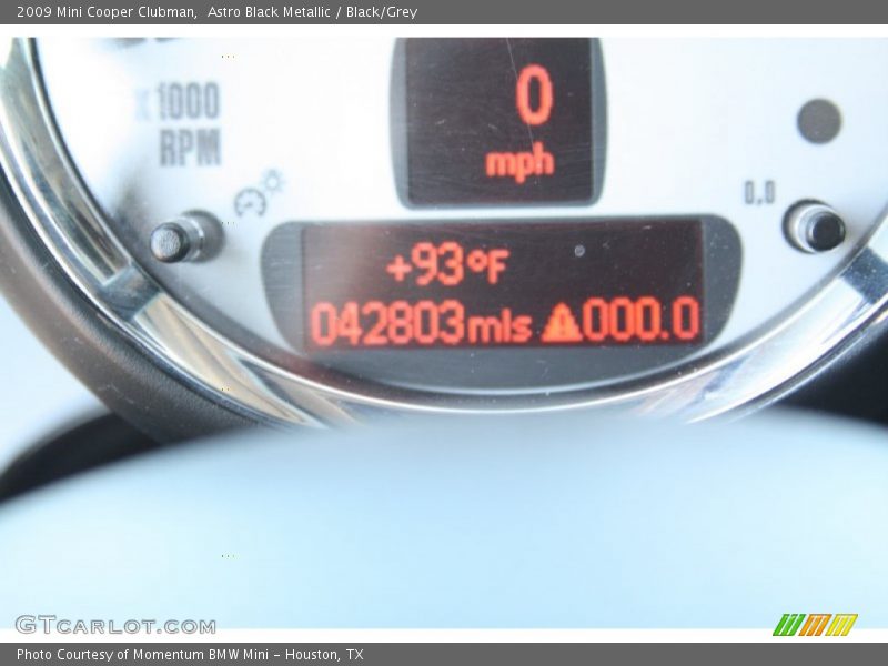 Astro Black Metallic / Black/Grey 2009 Mini Cooper Clubman
