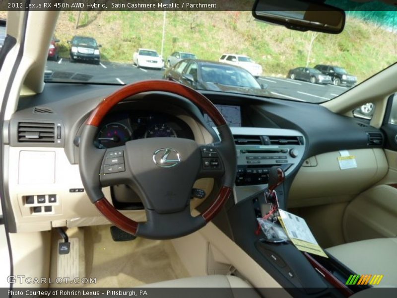 Dashboard of 2012 RX 450h AWD Hybrid