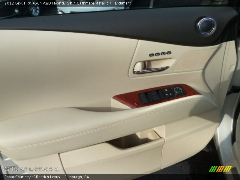 Door Panel of 2012 RX 450h AWD Hybrid