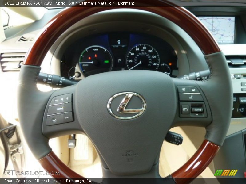  2012 RX 450h AWD Hybrid Steering Wheel