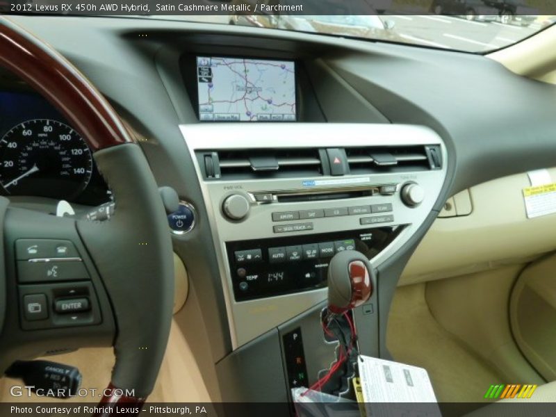 Controls of 2012 RX 450h AWD Hybrid