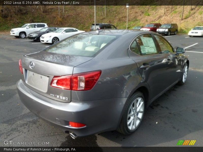 Nebula Gray Pearl / Ecru 2012 Lexus IS 250 AWD