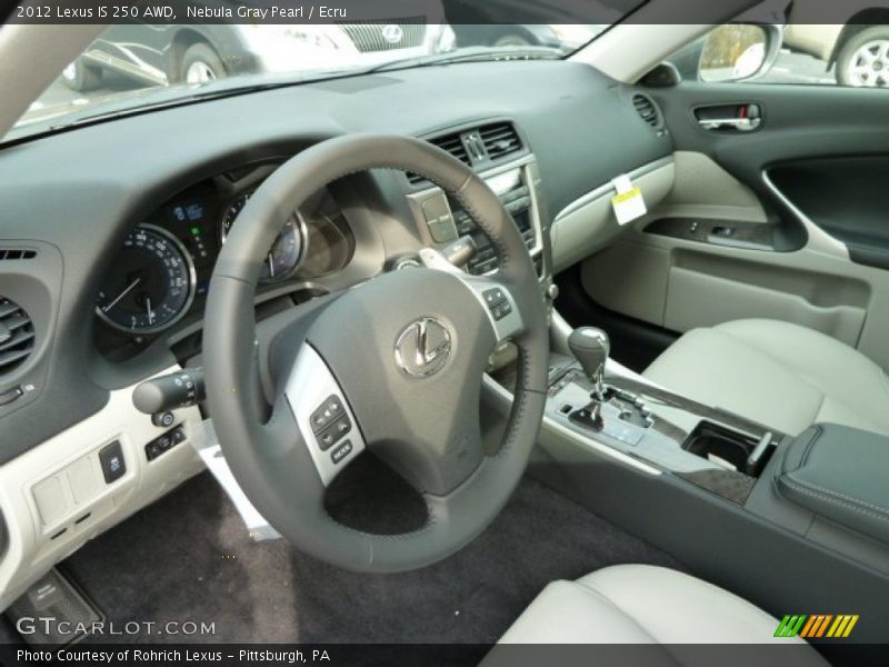 Ecru Interior - 2012 IS 250 AWD 