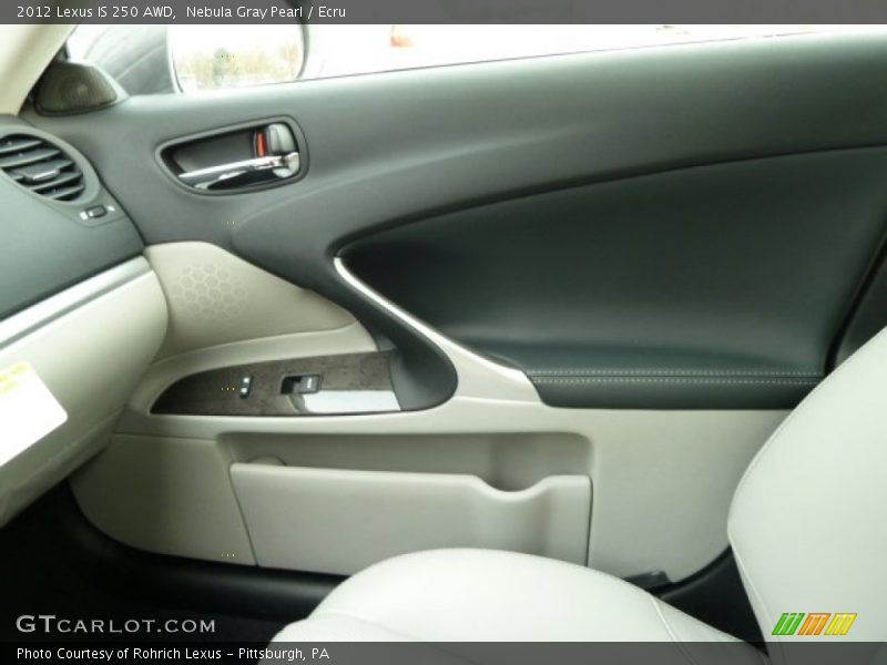 Nebula Gray Pearl / Ecru 2012 Lexus IS 250 AWD