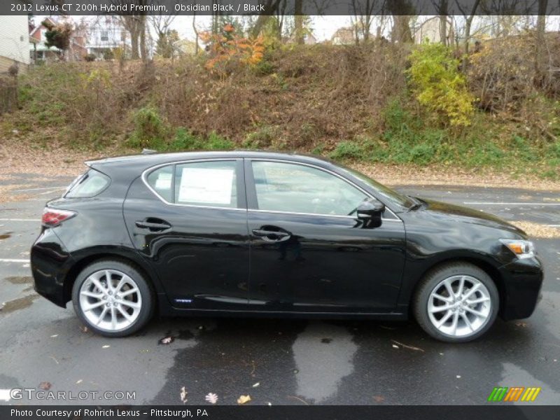  2012 CT 200h Hybrid Premium Obsidian Black