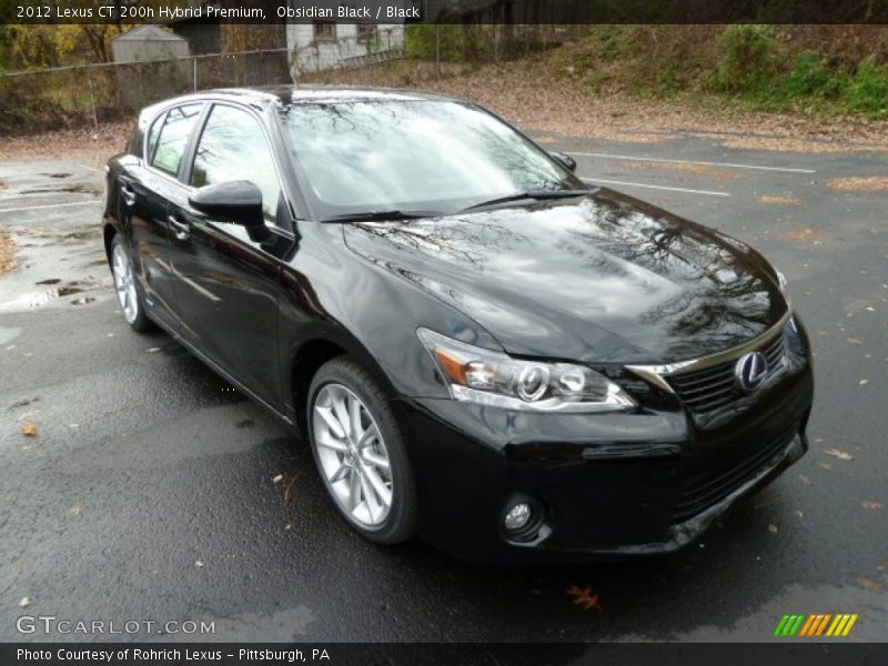 Front 3/4 View of 2012 CT 200h Hybrid Premium