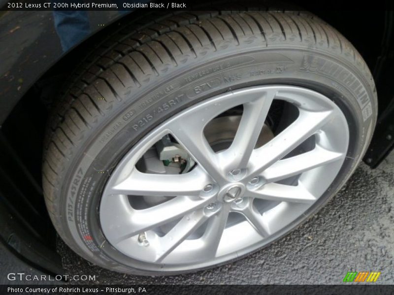  2012 CT 200h Hybrid Premium Wheel