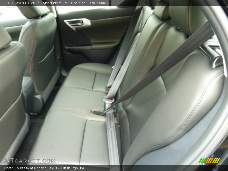  2012 CT 200h Hybrid Premium Black Interior