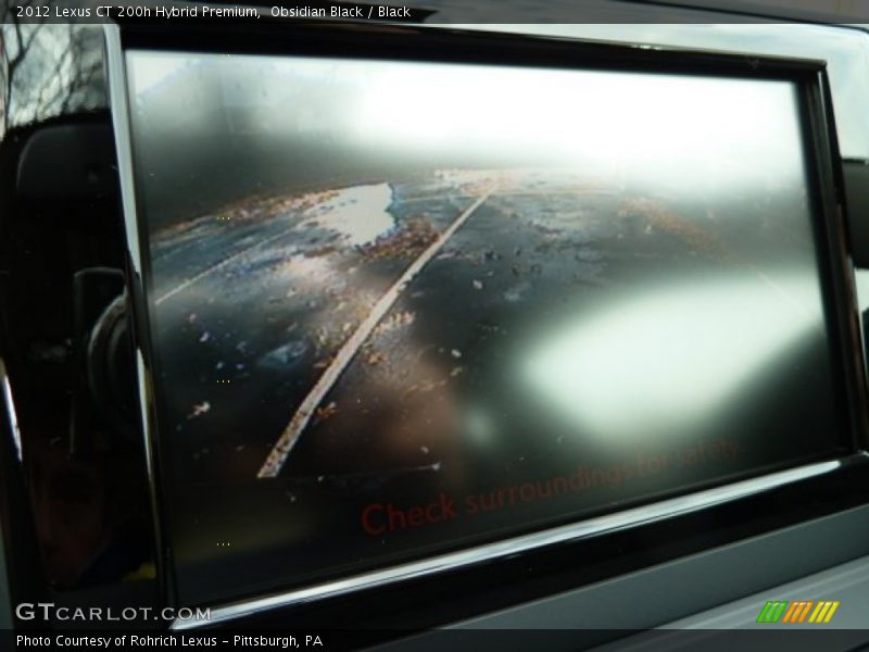 Obsidian Black / Black 2012 Lexus CT 200h Hybrid Premium