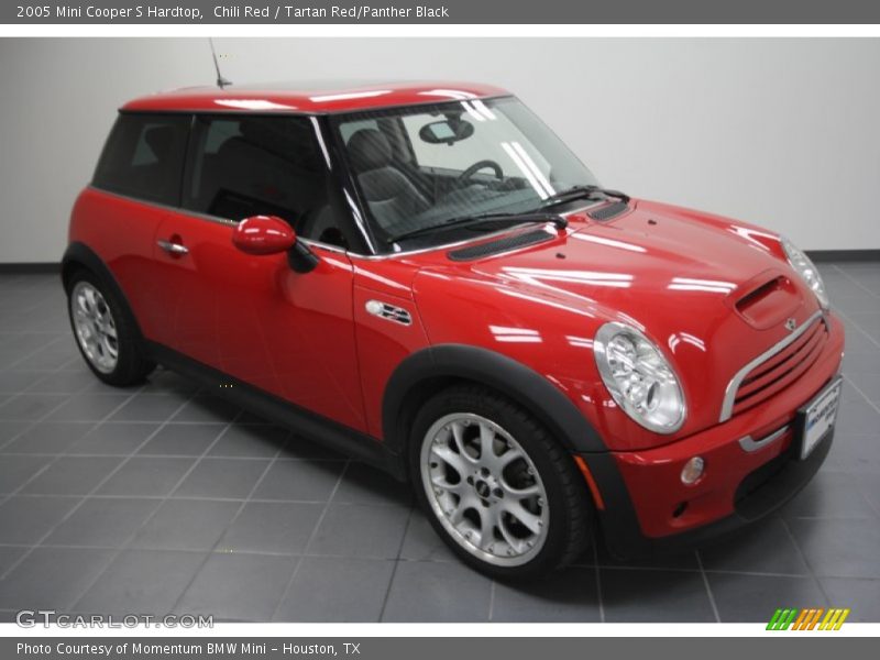 Chili Red / Tartan Red/Panther Black 2005 Mini Cooper S Hardtop