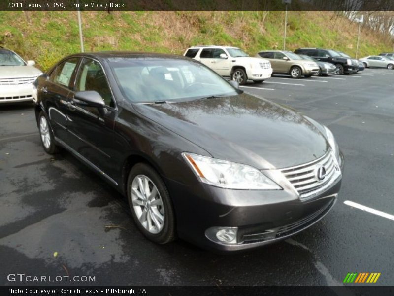 Truffle Mica / Black 2011 Lexus ES 350