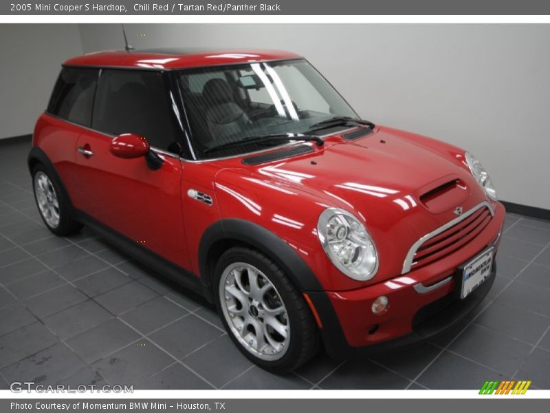 Chili Red / Tartan Red/Panther Black 2005 Mini Cooper S Hardtop