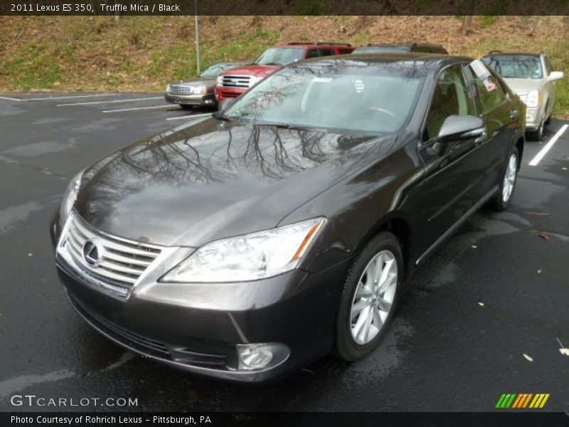 Truffle Mica / Black 2011 Lexus ES 350