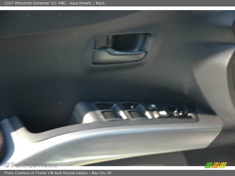 Aqua Metallic / Black 2007 Mitsubishi Outlander XLS 4WD
