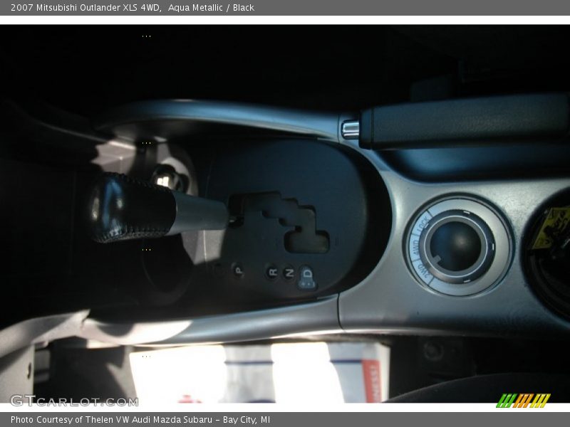 Aqua Metallic / Black 2007 Mitsubishi Outlander XLS 4WD