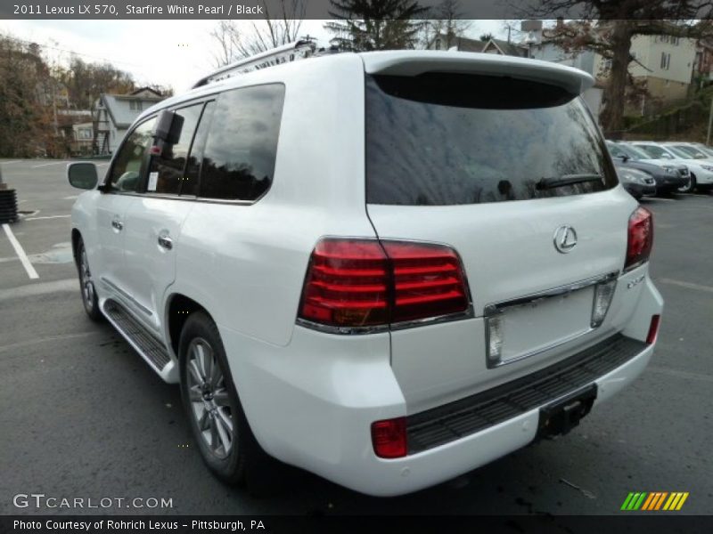 Starfire White Pearl / Black 2011 Lexus LX 570